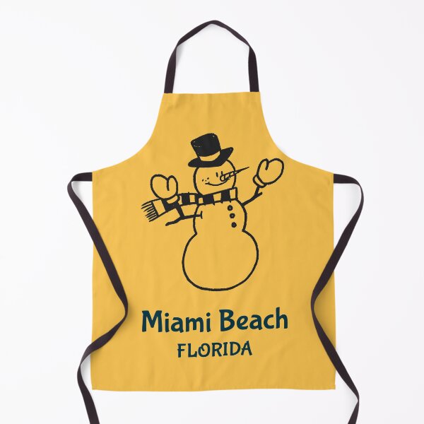Item preview, Miami Beach Florida Snowman designed and sold by Taumaturgo.