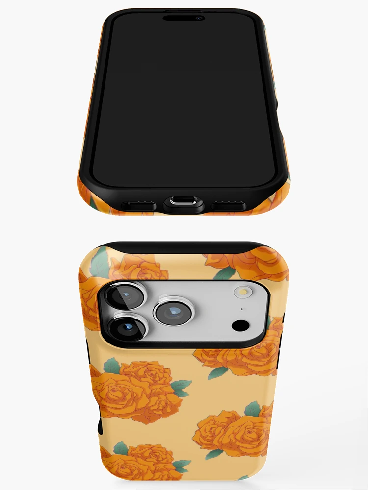 Thumbnail 3 of 4, iPhone Case, Orange Rose designed and sold by Reecevr.