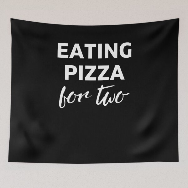Item preview, Eating Pizza for Two Mother Pregnant Eating Lover of Pizza Baby Maternity designed and sold by Emerg-Apparel.