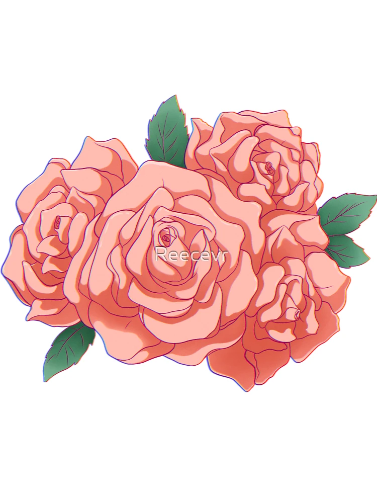 Thumbnail 4 of 4, Boxy T-Shirt, Pink Rose designed and sold by Reecevr.