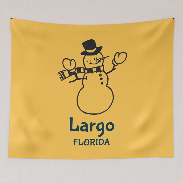 Item preview, Largo Florida Snowman designed and sold by Taumaturgo.