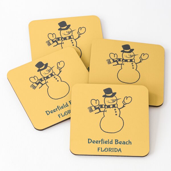 Item preview, Deerfield Beach Florida Snowman designed and sold by Taumaturgo.