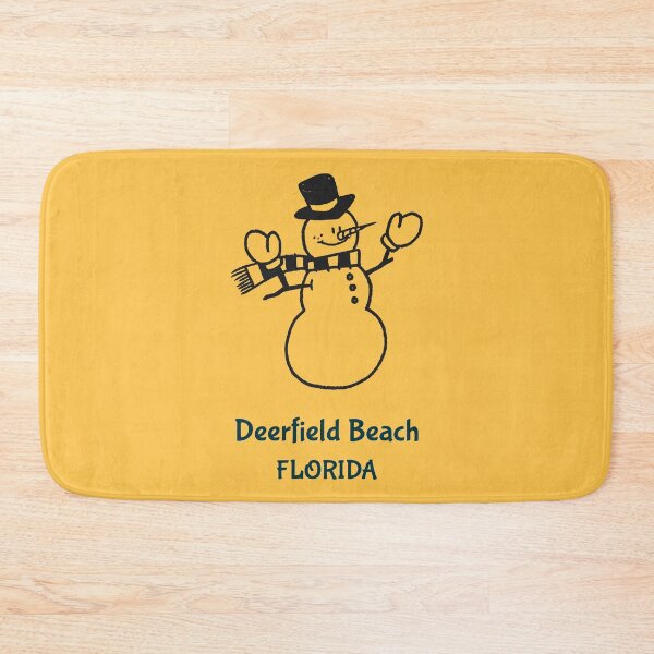 Item preview, Deerfield Beach Florida Snowman designed and sold by Taumaturgo.