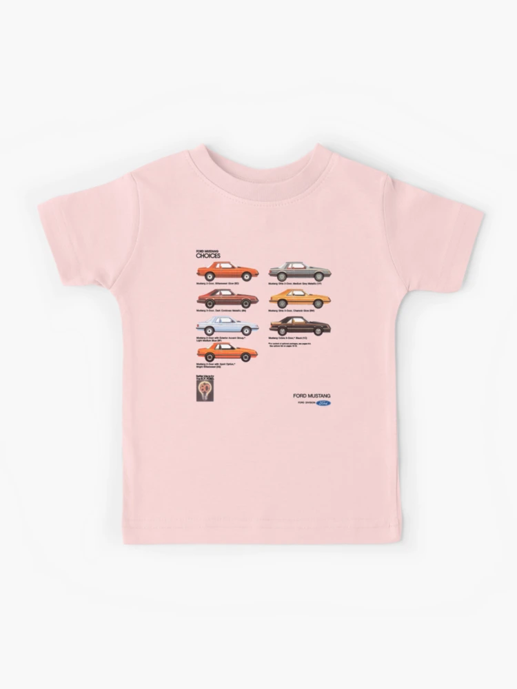 FORD MUSTANG for T-Shirt ThrowbackM2 Kids BROCHURE\