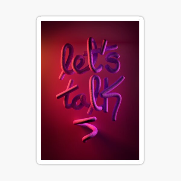 Let's talk Pegatina