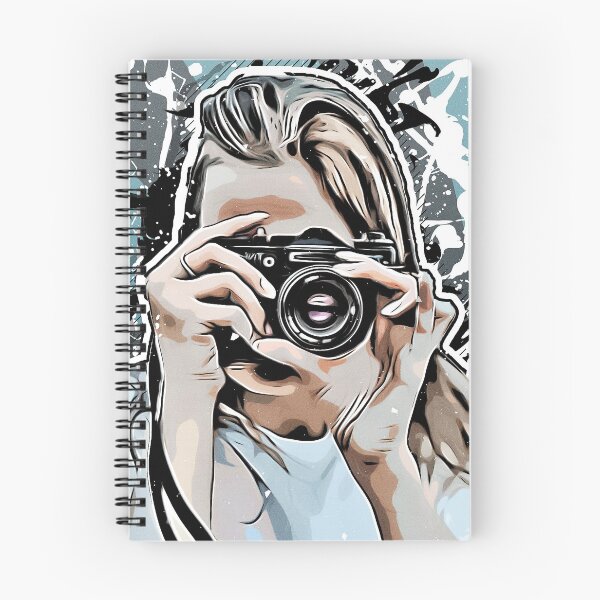 Item preview, Ilustración de mujer fotógrafo designed and sold by OneCreativeLab.
