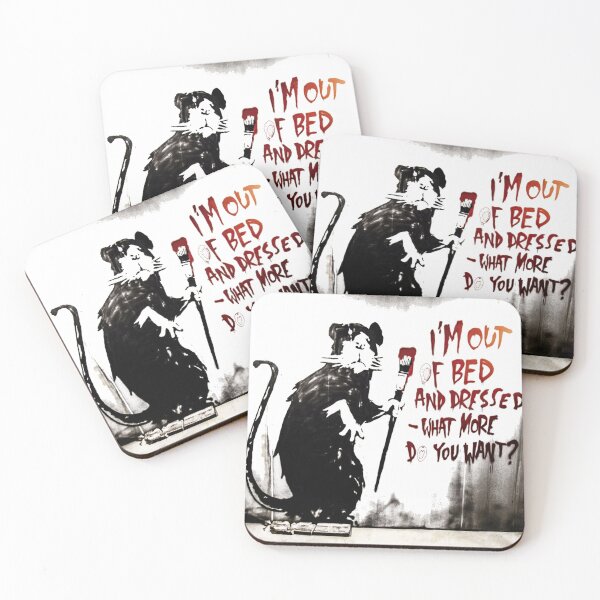 Item preview, Banksy Painting Rat Street Art designed and sold by Matt Astle.
