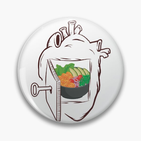 Item preview, Poke Bowl In My Heart designed and sold by foodisthekey.