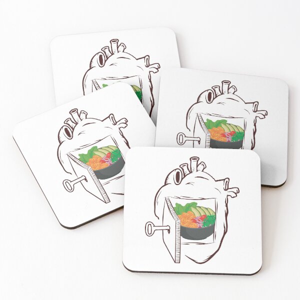 Item preview, Poke Bowl In My Heart designed and sold by foodisthekey.