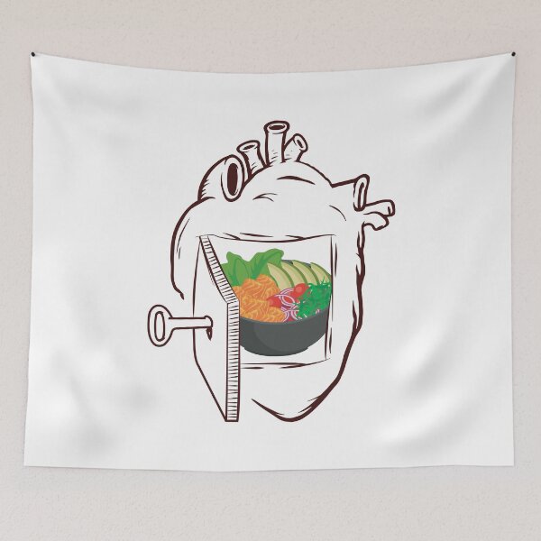 Item preview, Poke Bowl In My Heart designed and sold by foodisthekey.