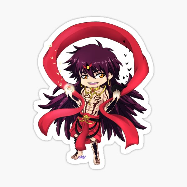 Hakuei Ren, Magi Sticker for Sale by Mikaru