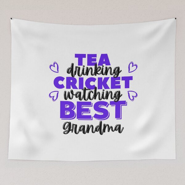 Item preview, Tea drinking. Cricket watching. Best grandma designed and sold by TheGreenGoat.