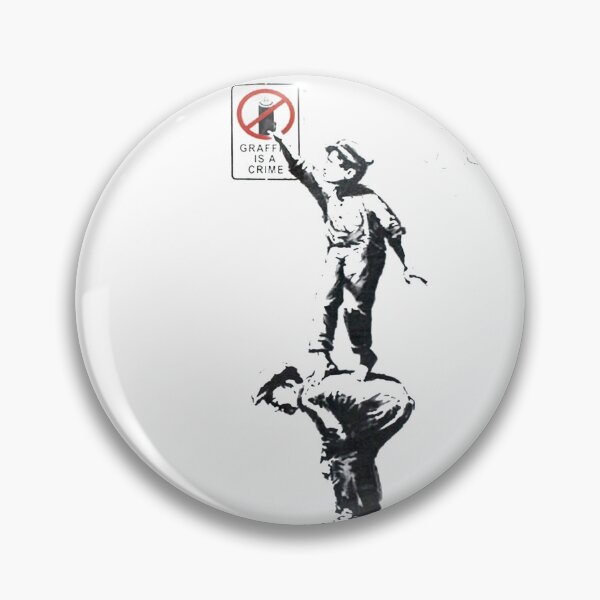 Item preview, Banksy Graffiti Is A Crime Street Art designed and sold by Matt Astle.
