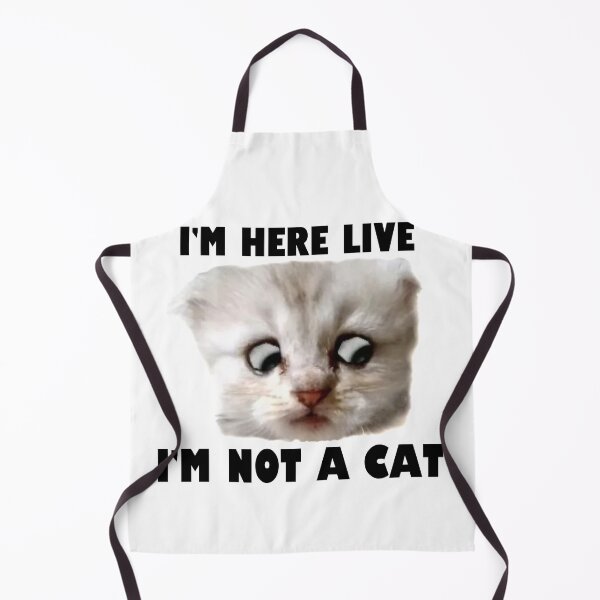 Item preview, im here live im not a cat designed and sold by magufalo.