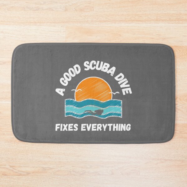 Item preview, A Good Scuba Dive Fixes Everything designed and sold by StudioAquaLumos.
