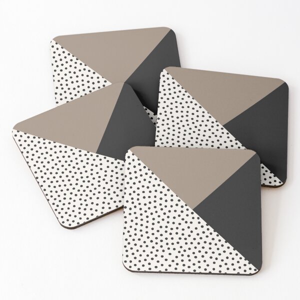 Item preview, Dots and Colors - Brown Charcoal designed and sold by La Chic.