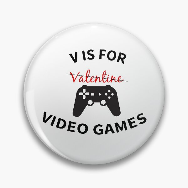 Item preview, V is for is for Video Games, V is for Valentine designed and sold by suthee navakul.