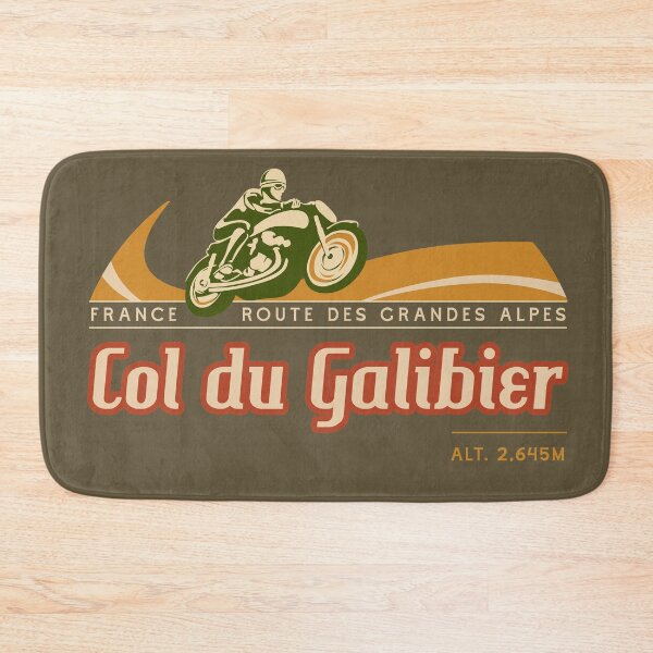 Item preview, Col du Galibier 03 Motorcycle T-Shirt + Sticker - Route des Grandes Alpes designed and sold by ROADTROOPER.