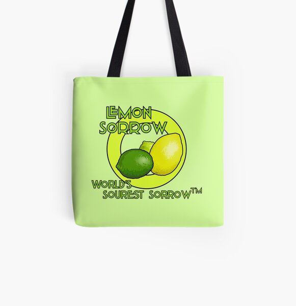 Lemon Sorrow All Over Print Tote Bag