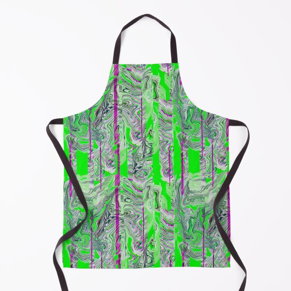 Item preview, Glitch marble pattern neon acid green designed and sold by ANAKOTO.