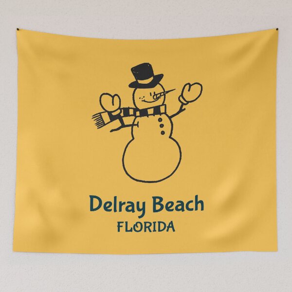 Item preview, Delray Beach Florida Snowman designed and sold by Taumaturgo.