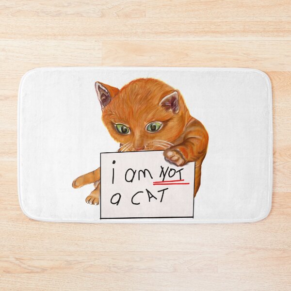 Item preview, I am not a cat, I am here live I am not a cat - cat filter meme designed and sold by Artonmytee.