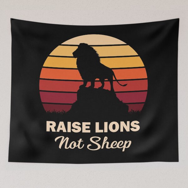 Item preview, Raise Loins Not Sheep designed and sold by nikolaj1301.