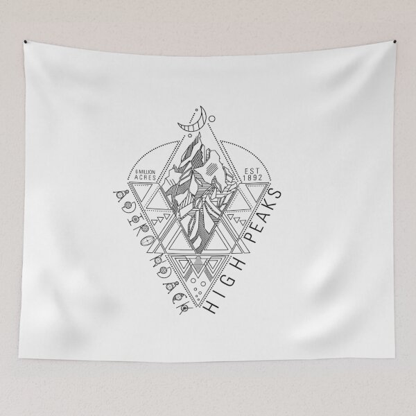 Item preview, Adirondack High Peaks Sacred Geometry designed and sold by beckhorn.