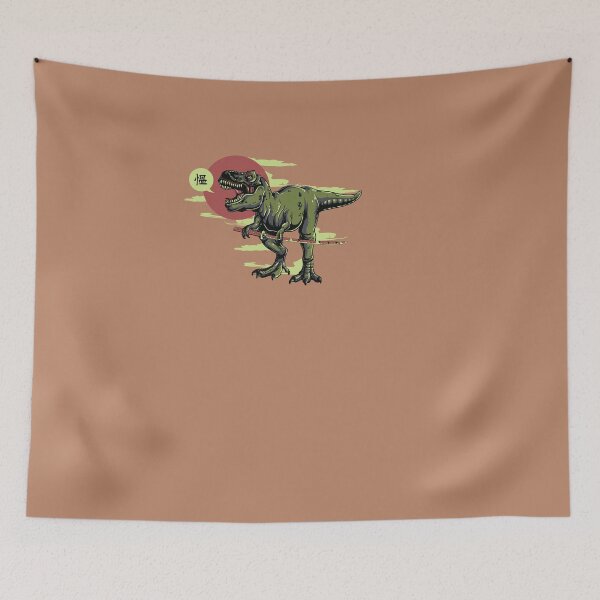 Item preview, samurai dinosaur with a Katana going wild designed and sold by Hungry40.
