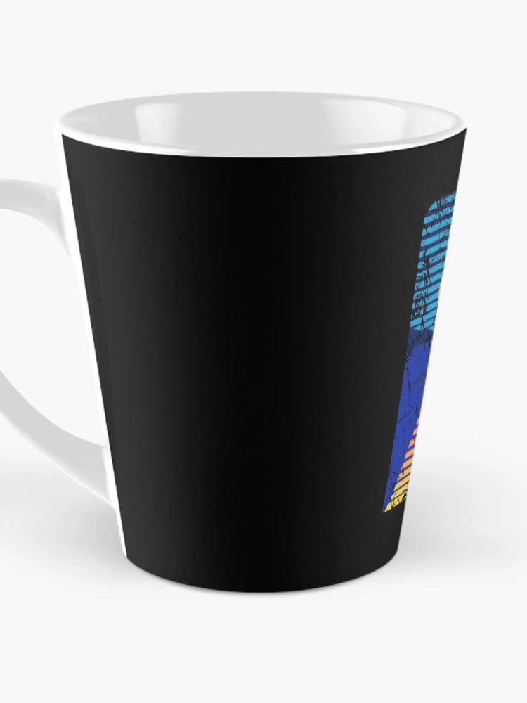 Thumbnail 3 of 4, Coffee Mug, Synthwave sunset designed and sold by OneCreativeLab.