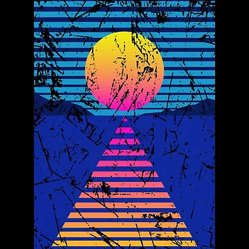 Artwork thumbnail, Synthwave sunset by OneCreativeLab