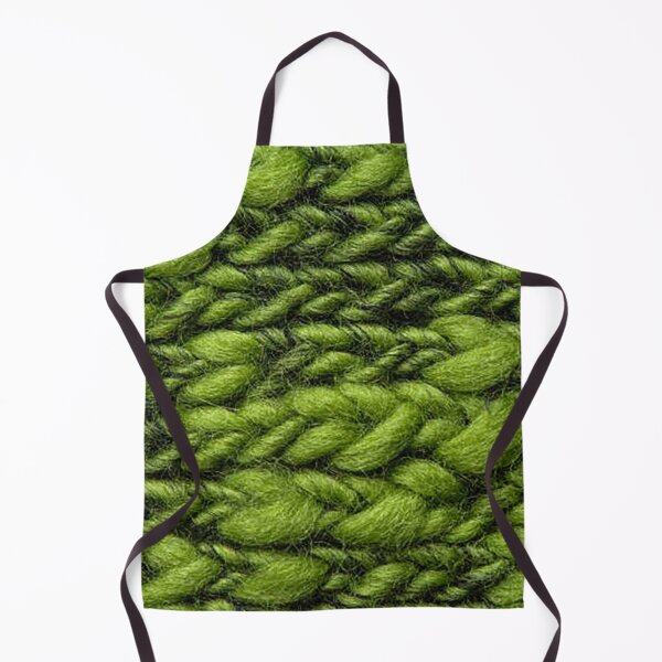 Item preview, Green wool yarn knit woven fabric, pattern designed and sold by Nostrathomas66.