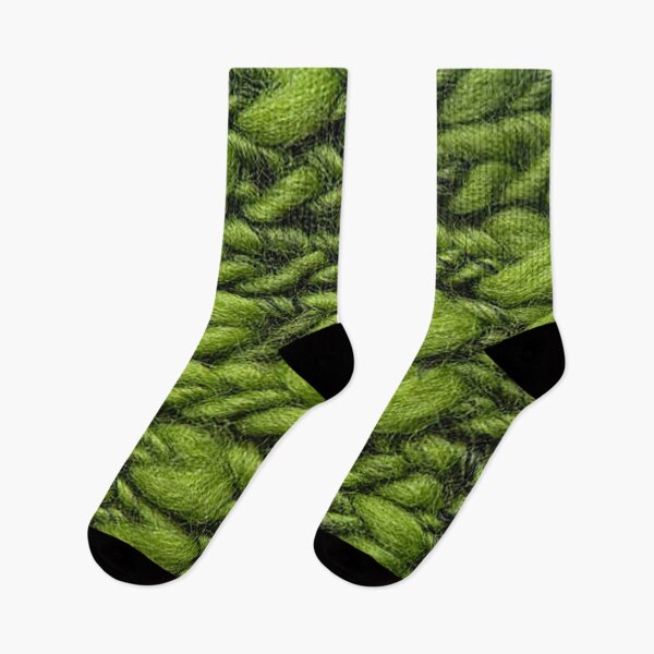 Item preview, Green wool yarn knit woven fabric, pattern  designed and sold by Nostrathomas66.