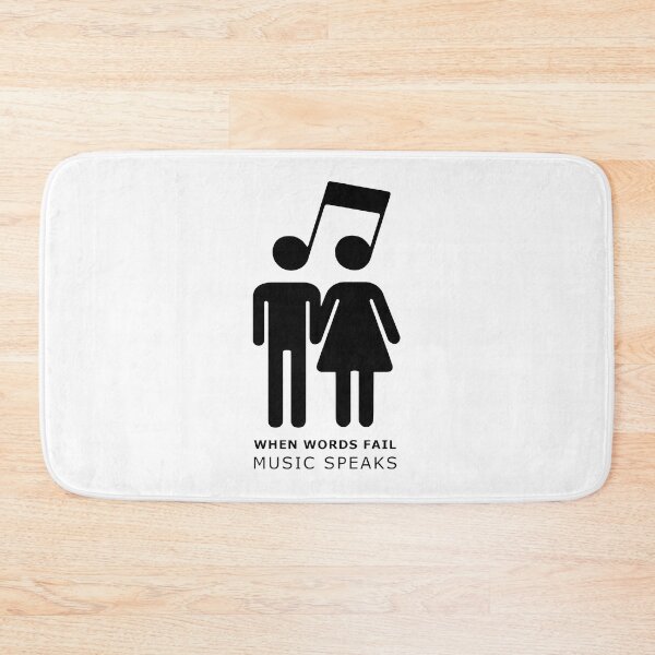 Item preview, When words fail music speaks designed and sold by LanaKlein.