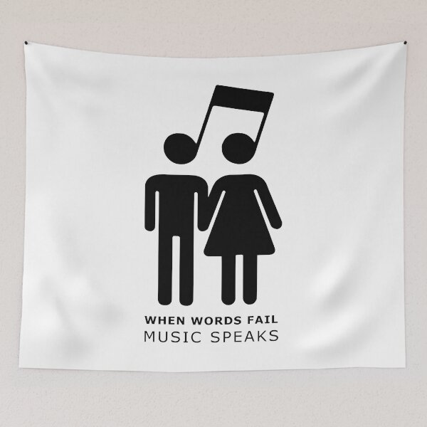 Item preview, When words fail music speaks designed and sold by LanaKlein.