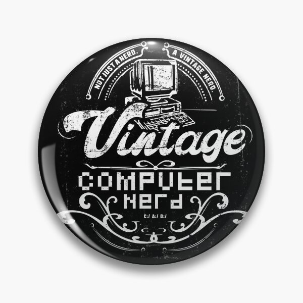 Item preview, Vintage Computer Nerd Funny Geeky designed and sold by Nerd Shizzle.