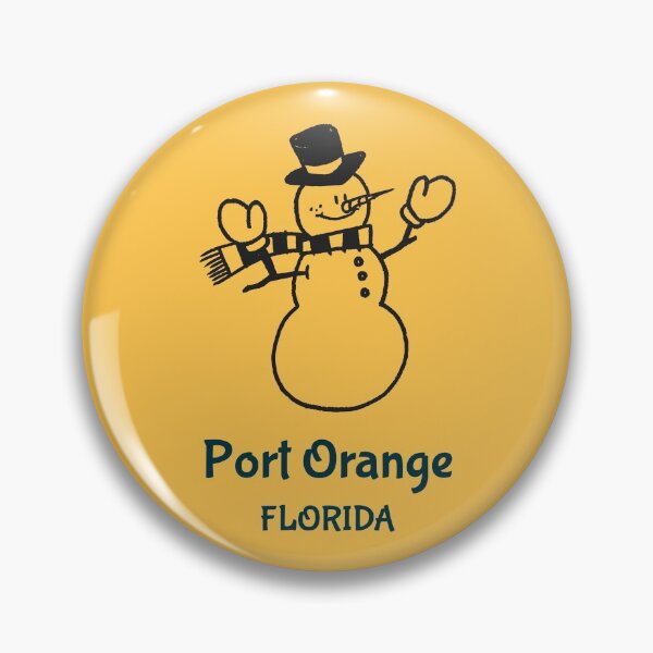 Item preview, Port Orange Florida Snowman designed and sold by Taumaturgo.