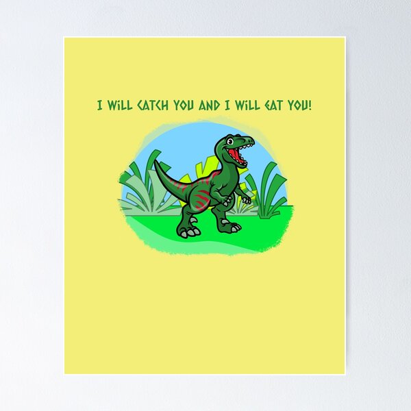 Item preview, Cute but Hungry Dinosaur designed and sold by JerseyBoysTees.