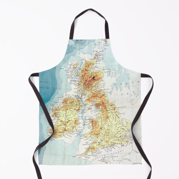 Item preview, Vintage Map of Great Britain designed and sold by redoARTstore.