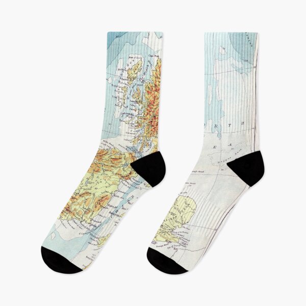 Item preview, Vintage Map of Great Britain designed and sold by redoARTstore.