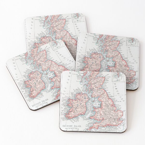 Item preview, Vintage Map of Great Britain designed and sold by redoARTstore.