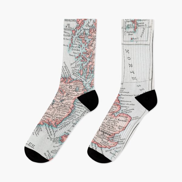 Item preview, Vintage Map of Great Britain designed and sold by redoARTstore.
