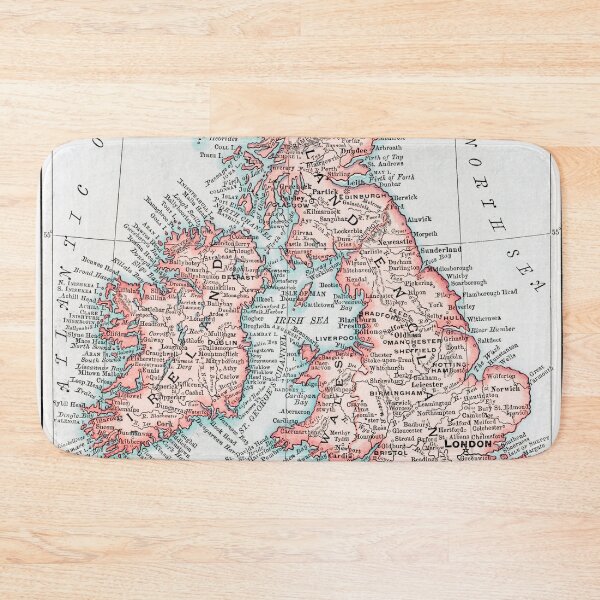 Item preview, Vintage Map of Great Britain designed and sold by redoARTstore.