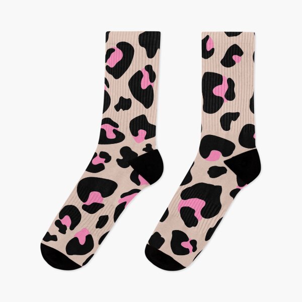 Item preview, Leopard pattern black and pink designed and sold by printhappy.