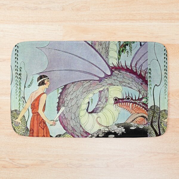 Artikelvorschau, Dragon Fight - virginia frances sterret fantasy artwork entworfen und verkauft von Vintage Designs +.