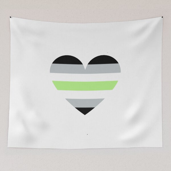 Item preview, Pride Flag Heart - Agender Pride - White Background designed and sold by thesassypanda.