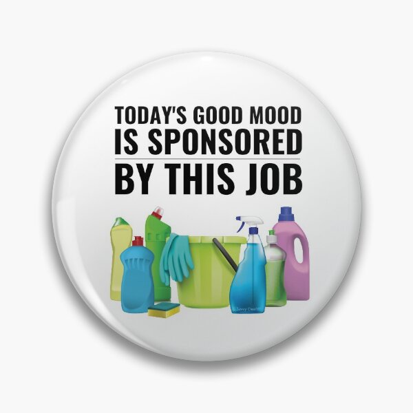 Item preview, Today's Good Mood Cleaning Supplies Fun Housekeeping Lady Gifts designed and sold by SavvyCleaner.