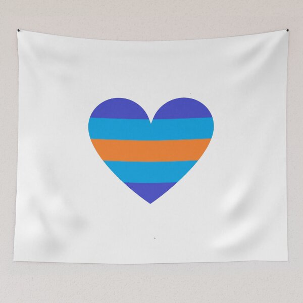 Item preview, Pride Flag Heart - Multigender Pride - White Background designed and sold by thesassypanda.