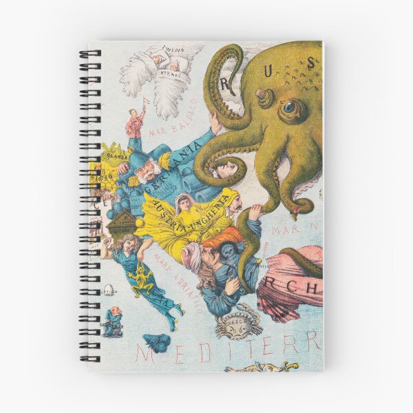 Item preview, Vintage cartoon map of Europe designed and sold by redoARTstore.