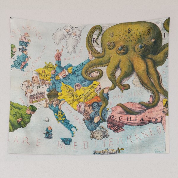 Item preview, Vintage cartoon map of Europe designed and sold by redoARTstore.